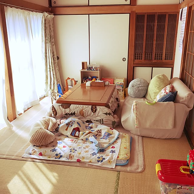 部屋全体/こたつのある部屋/壁がない/お仏壇/昭和の家...などのインテリア実例 - 2017-04-01 10:24:15