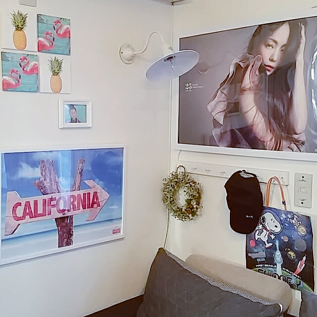 リビング/西海岸風/白が好き/カリフォルニアスタイル/フォローお気軽にして下さい...などのインテリア実例 - 2020-01-05 17:25:42