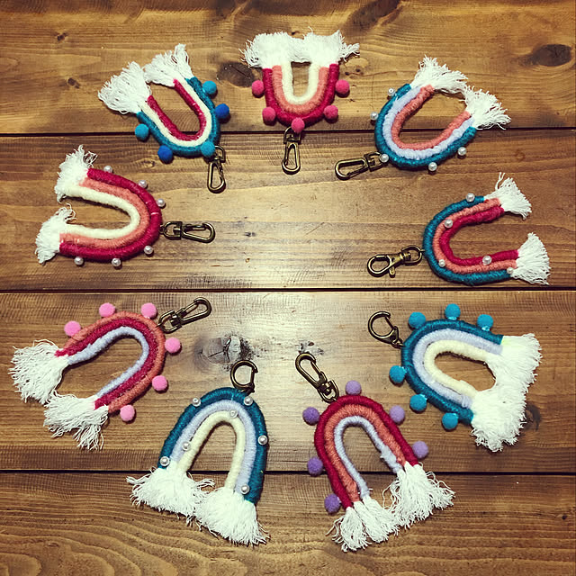 みんなに喜んでもらえますように。/キーホルダーハンドメイド/キーホルダー/レインボー/ハンドメイド...などのインテリア実例 - 2021-11-11 16:22:15