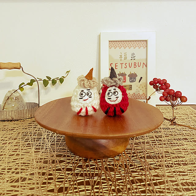 山帰来の実/今年もぼちぼち/節分飾り/だるまさん/節分...などのインテリア実例 - 2023-01-15 18:30:50