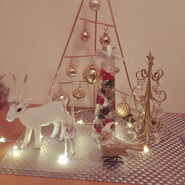 ハンドメイド/クリスマス/ニトリ/玄関/入り口のインテリア実例 - 2019-12-24 12:31:48