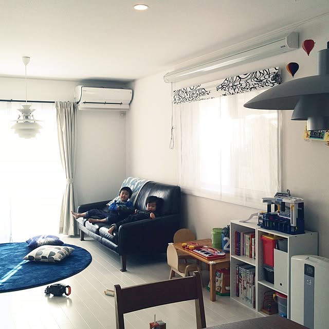 部屋全体/子どもと暮らす/模様替えしました☆/北欧/ルイスポールセン...などのインテリア実例 - 2016-01-03 10:11:28