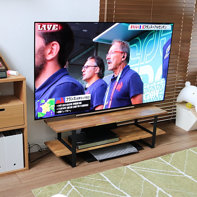 リビング/ゼロキューブ/DIY/ウッドブラインド/テレビボード...などのインテリア実例 - 2019-09-23 15:20:26