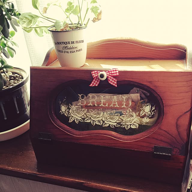 キッチン/BREAD BOX/ナチュラル/レトロ/雑貨...などのインテリア実例 - 2016-01-01 12:48:15