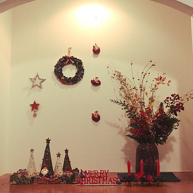 玄関/入り口/クリスマスディスプレイのインテリア実例 - 2018-12-21 23:54:57