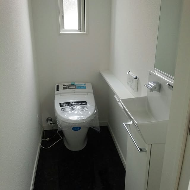 バス/トイレ/ホワイトインテリア/白い家/新築一戸建てのインテリア実例 - 2016-12-22 12:29:14