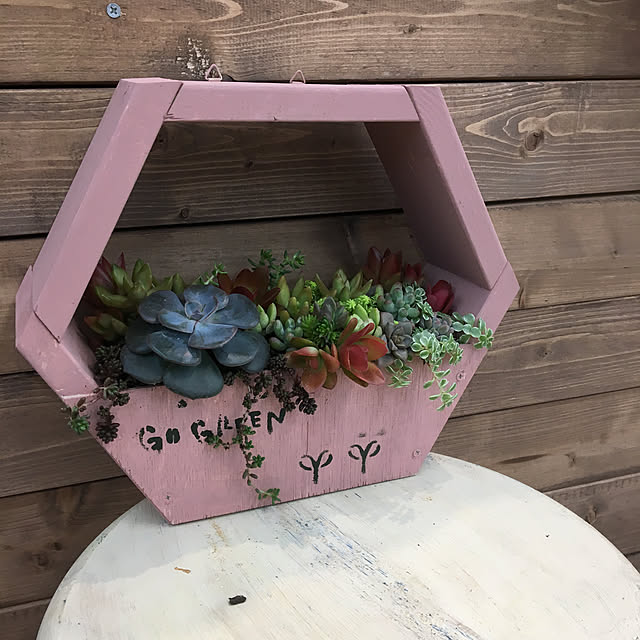 棚/花のある暮らし/手作り/ハンドメイド/garden...などのインテリア実例 - 2019-02-24 22:30:33