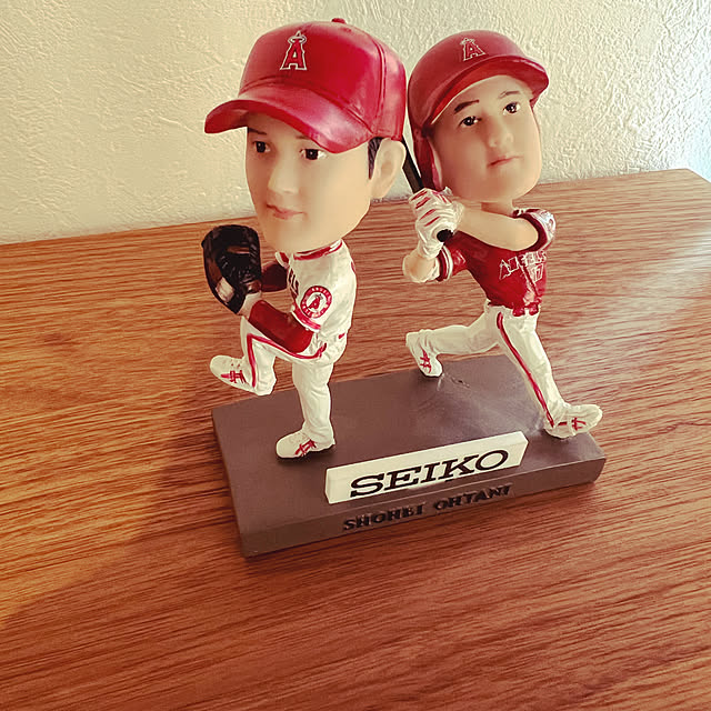 フィギュア棚/SEIKO/大谷翔平/ボブルヘッド人形/棚のインテリア実例 - 2022-08-14 12:29:13