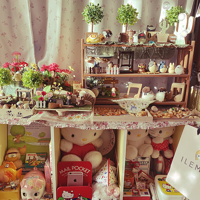 悩んでます/娘との共通趣味/トトロ/キティちゃん/昭和の思い出...などのインテリア実例 - 2022-12-12 08:19:59