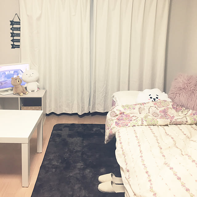 一人暮らし/IKEA/ニトリ/部屋全体のインテリア実例 - 2019-03-31 21:37:01