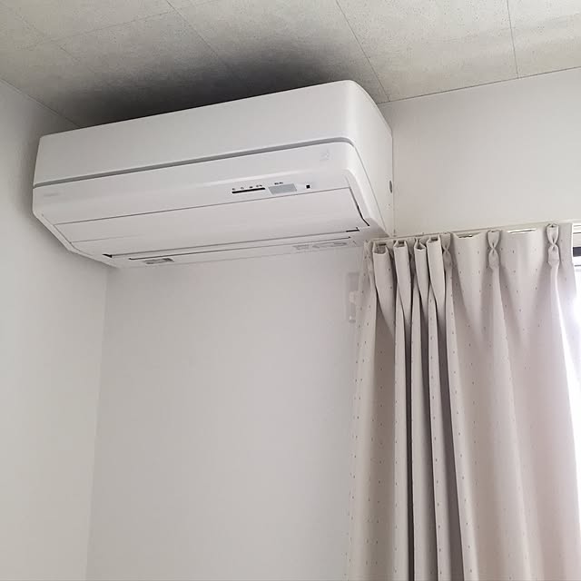 ベッド周り/#エアコン #ベッドルーム #寝室のインテリア実例 - 2016-09-03 15:57:37