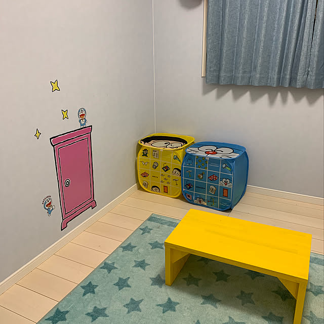 部屋全体/スリーコインズ/ドラえもん/アクセントクロス/壁紙...などのインテリア実例 - 2019-02-05 17:36:58
