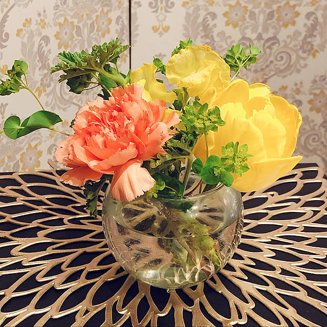 パーテーション/Francfranc/お花の名前教えてください！/お花詳しくないですが/カーネーション...などのインテリア実例 - 2022-03-22 08:42:28