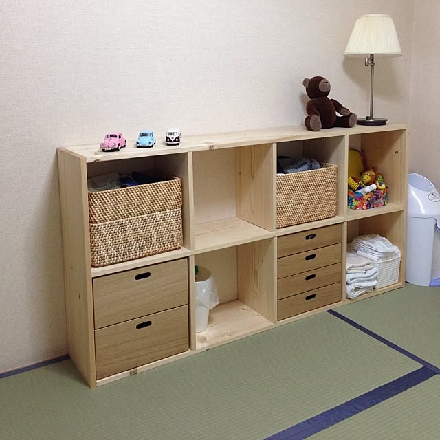 棚/無印良品/DIY/収納/子供部屋のインテリア実例 - 2013-12-02 09:23:35