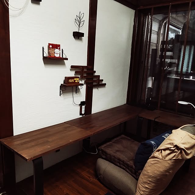 机/いいものは残す/和室を洋室に/漆喰壁DIY/昭和の家...などのインテリア実例 - 2023-04-05 15:45:50