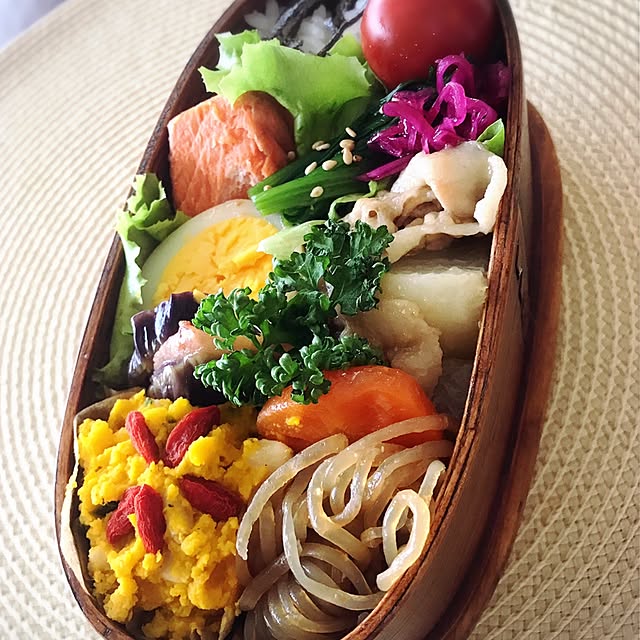 キッチン/お弁当/わっぱ弁当/中学生女子弁当/女子中学生弁当...などのインテリア実例 - 2017-05-02 13:36:10