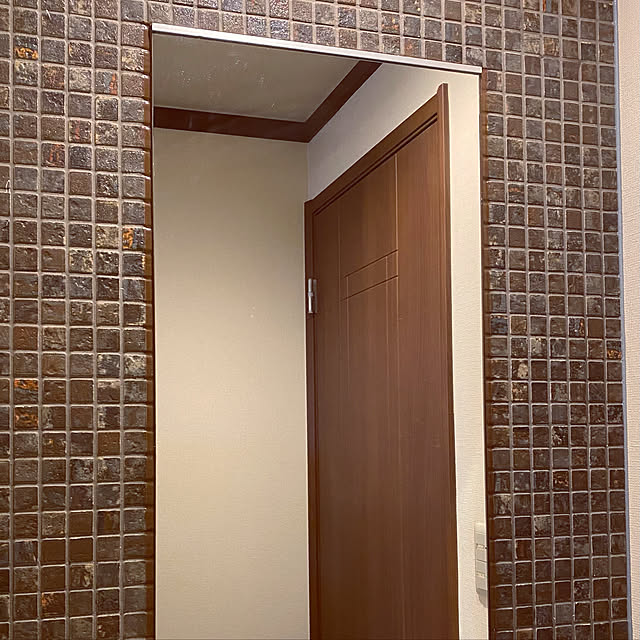 お気に入りタイル/2階トイレ/三井ホーム/ペットと暮らす家/コーギーのいる暮らし...などのインテリア実例 - 2021-06-03 21:54:36