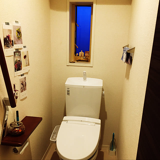 お掃除/トイレも小さなお部屋みたいにしたい＊/トイレインテリア/一人暮らし/1R/1K...などのインテリア実例 - 2021-05-29 05:02:28