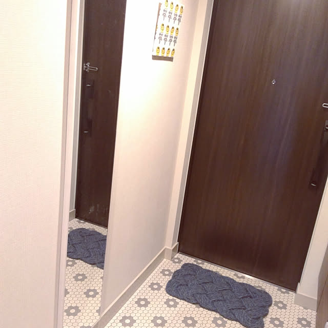 玄関/入り口/すっきり暮らしたい/マンションインテリア/北欧ナチュラル/マンション暮らし...などのインテリア実例 - 2018-01-28 11:15:27