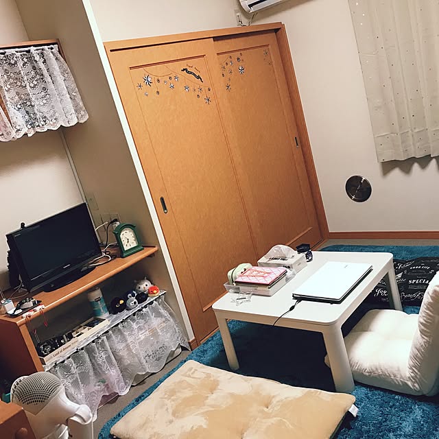 部屋全体/セリア/DIY/一人暮らし/ダイソーのインテリア実例 - 2017-07-08 20:45:37