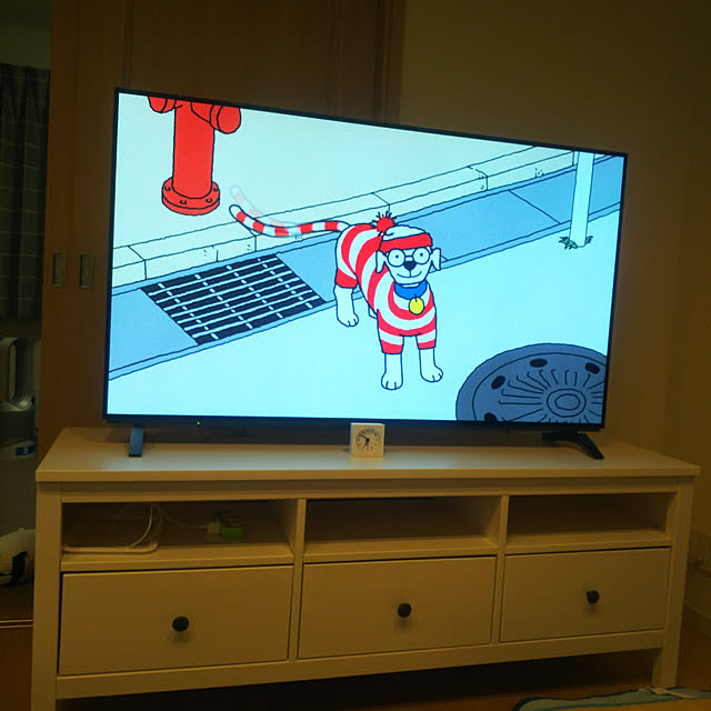 リビング/テレビボード/#テレビボード#IKEA#初投稿のインテリア実例 - 2018-02-14 18:53:03