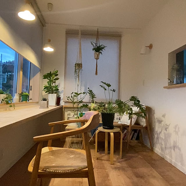 北欧/ナチュラル/カフェ風/多肉植物/机のインテリア実例 - 2021-02-09 23:09:04