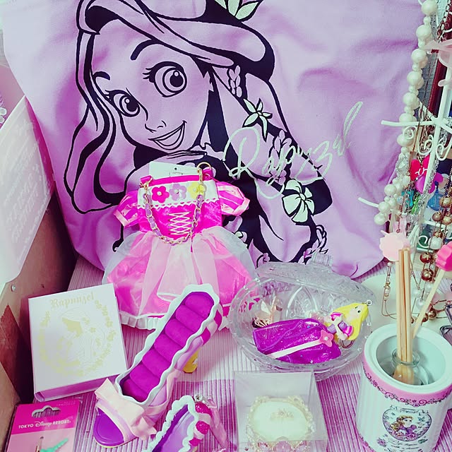 ディズニー大好き♡/ディズニープリンセス/姫系/プリンセス/ピンクピンクピンク...などのインテリア実例 - 2016-12-26 21:19:57