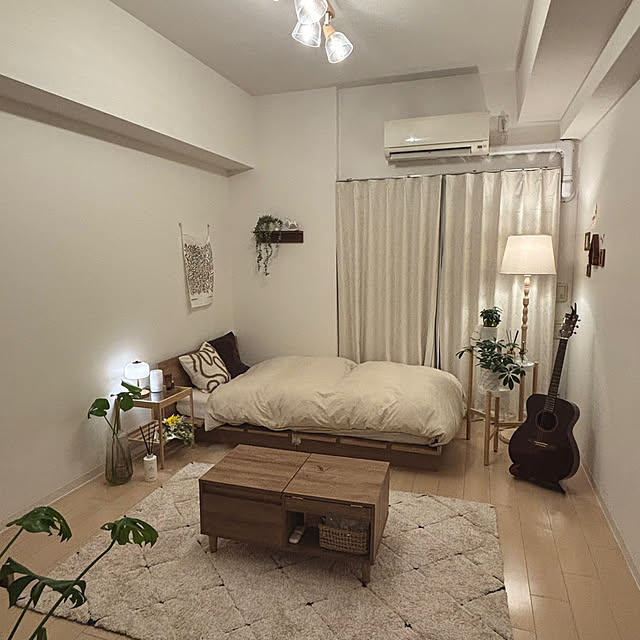 部屋全体/賃貸/観葉植物/照明/ナチュラル...などのインテリア実例 - 2026-03-05 22:33:26