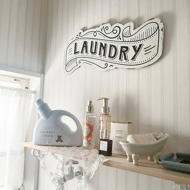 カフェカーテン/レース/ジェラートピケ/Laundry/アンティークランプ...などのインテリア実例 - 2023-05-06 18:22:08