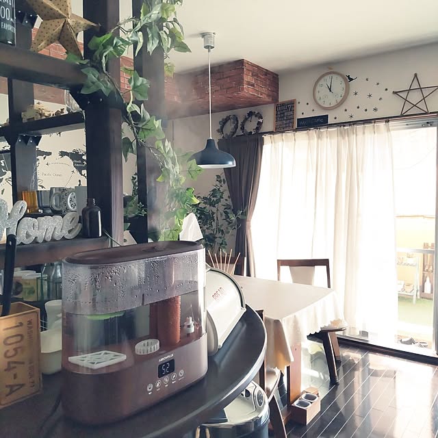 棚/乾燥対策/加湿器/マンション暮らし/ダークブラウンが好き...などのインテリア実例 - 2023-11-22 11:03:56