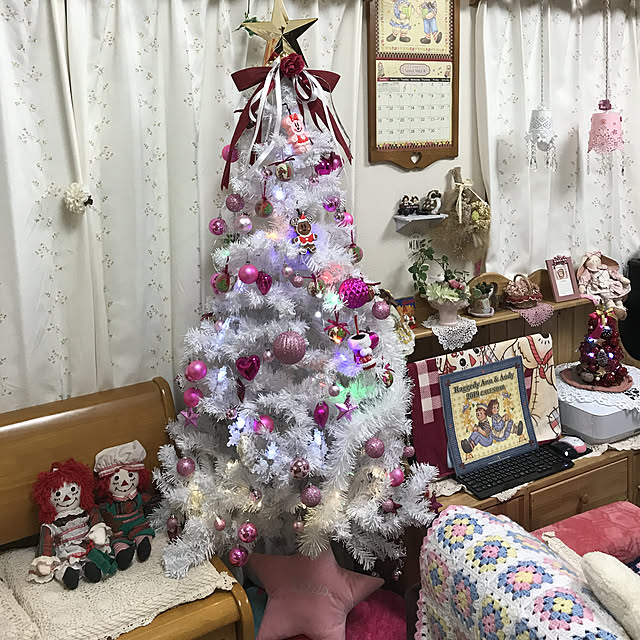 部屋全体/クリスマスつツリー/ruru ちゃんからプレゼントライト/アン&アンディクリスマスバージョン/クリスマス...などのインテリア実例 - 2018-11-24 14:53:53