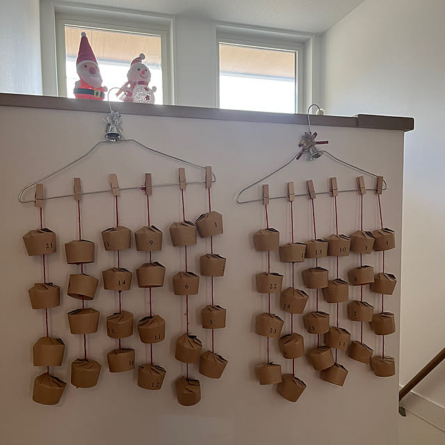 玄関/入り口/クリスマス飾り/クリスマス/ハンドメイド/こどもと暮らすのインテリア実例 - 2023-11-30 11:13:53