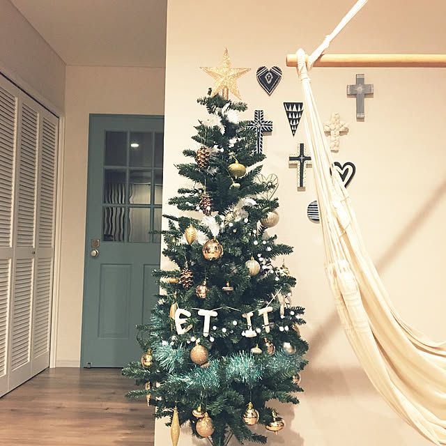 壁/天井/クリスマスツリー/ハンモックチェア/グリーンのある暮らし/メキシカン...などのインテリア実例 - 2017-11-24 21:01:42