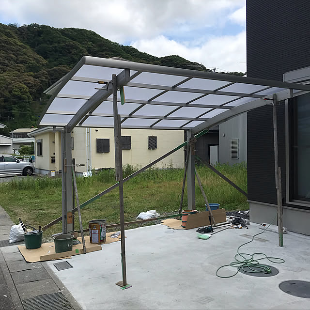 コメリ カーポート/カーポート/注文住宅/いつもいいねありがとうございます♡/部屋じゃなくてゴメンなさい...などのインテリア実例 - 2019-05-16 20:23:41