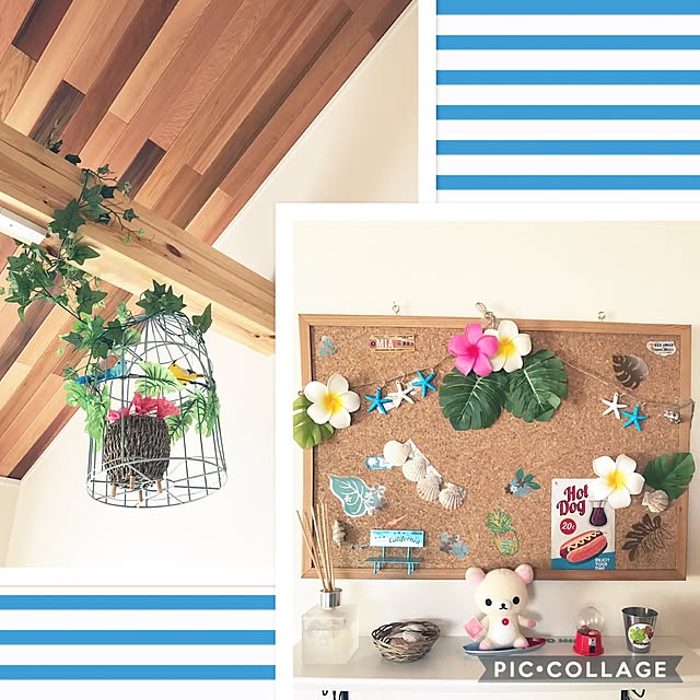 部屋全体/100均/ダイソー/フェイクグリーン/DIYのインテリア実例 - 2017-04-16 18:01:18