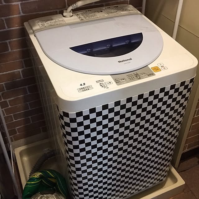 バス/トイレ/洗濯機にも貼りました/バス/トイレではないけどのインテリア実例 - 2017-04-12 12:41:43