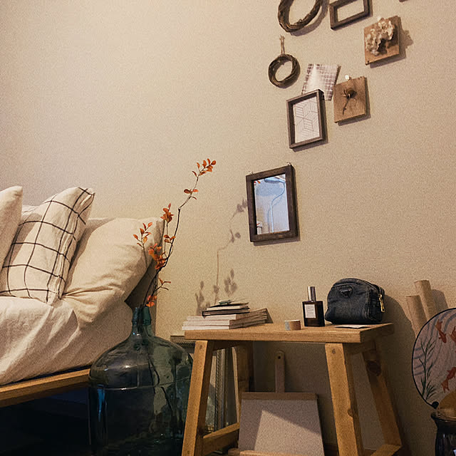ベッド周り/IKEA/アンティーク/一人暮らし/北欧...などのインテリア実例 - 2025-05-19 06:58:37
