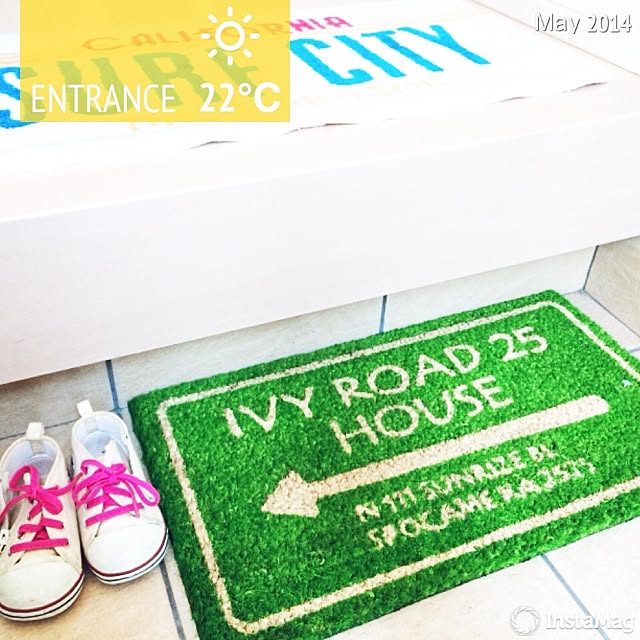 玄関/入り口/￥1000/ひとめ惚れ♡/niko and…　のインテリア実例 - 2014-05-07 13:17:56
