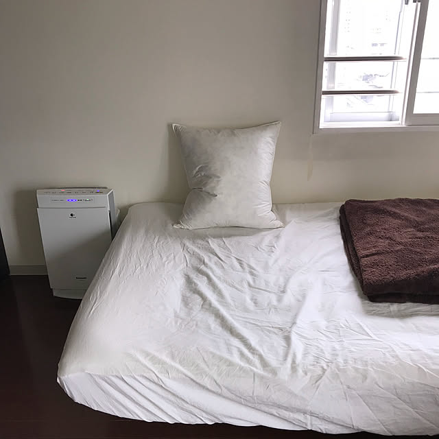 ベッド周り/小さい部屋/小さな暮らし/狭くても楽しい/狭い部屋...などのインテリア実例 - 2018-08-17 10:38:52
