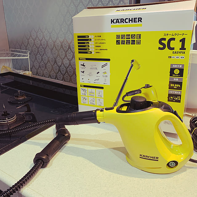 ケルヒャー(Karcher) ケルヒャー(KARCHER) スチームクリーナー SC1 EasyFix イージーフィックス スティックタイプ  1.516-336.0 - 通販 | 家具とインテリアの通販【RoomClipショッピング】