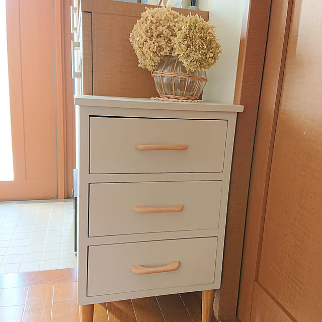 salut!(サリュ) ライフスタイル 【neutral color】3段チェスト salut!(サリュ) ライフスタイル 【neutral color】3段チェスト
