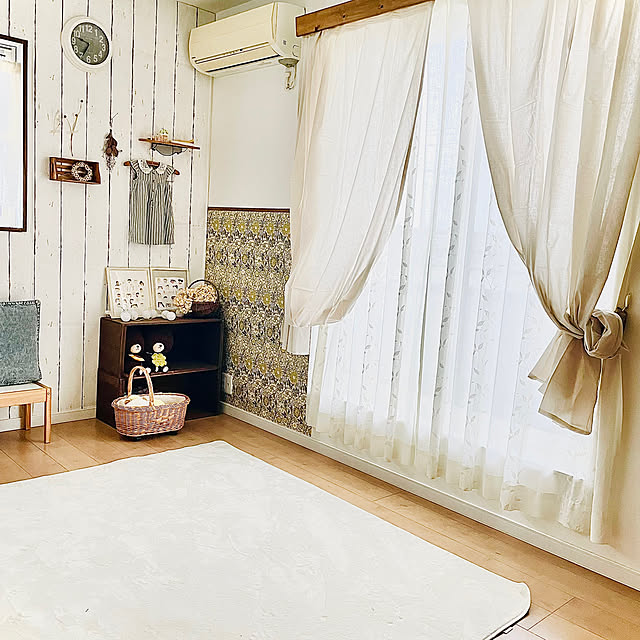 壁/天井/壁紙屋本舗/子ども部屋/りんご箱/ダイソー...などのインテリア実例 - 2024-01-20 12:03:59