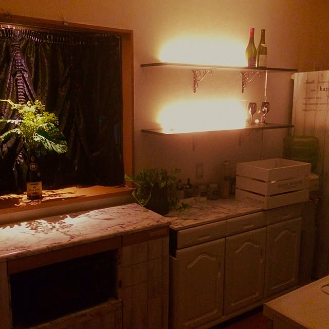 キッチン/DIY/IKEA/ハンドメイド/ダイソー...などのインテリア実例 - 2016-07-09 22:15:38