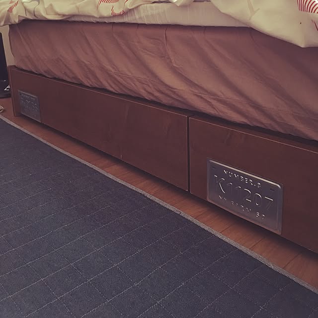 ベッド周り/セリア/DIY/100均のインテリア実例 - 2016-06-26 16:21:59
