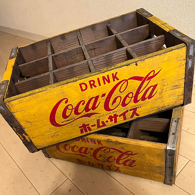 アンティーク コカコーラ木箱のおすすめ商品とおしゃれな実例 アンティーク コカコーラ木箱のおすすめ商品とおしゃれな実例