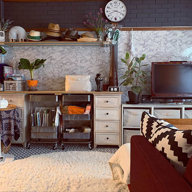 2DK 賃貸/ホワイトインテリア/観葉植物/DIY/モノトーン...などのインテリア実例 - 2019-09-10 13:43:20