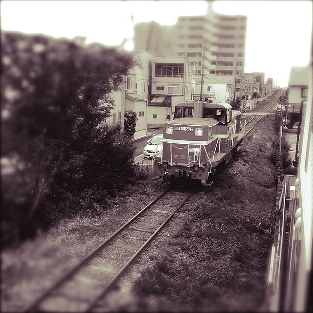 玄関/入り口/貨物列車/線路/賃貸/ふたり暮らしのインテリア実例 - 2015-06-10 02:08:23