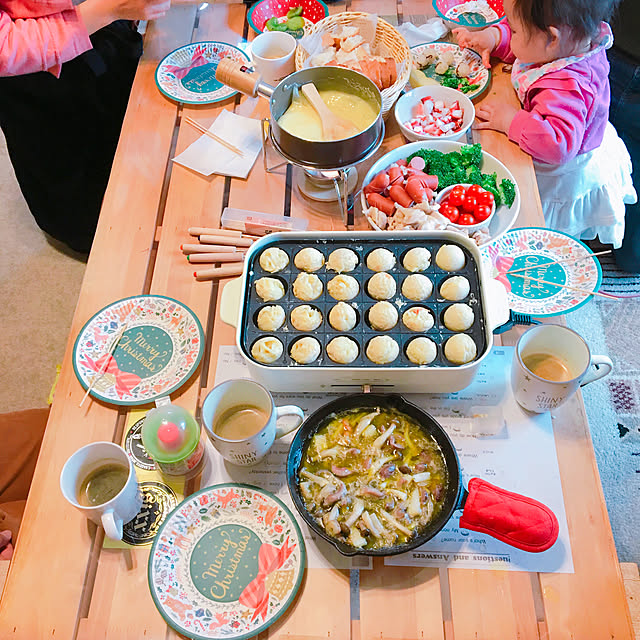 大人だけのクリスマス会/食べ過ぎた(笑)/持ち寄りパーティー/2017.12.5/素敵な出逢いを大切に...などのインテリア実例 - 2017-12-05 17:40:04