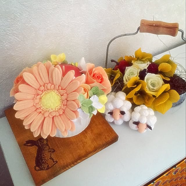 バス/トイレ/ブリザードフラワー/ハンドメイド/雑貨のインテリア実例 - 2015-07-03 19:28:53