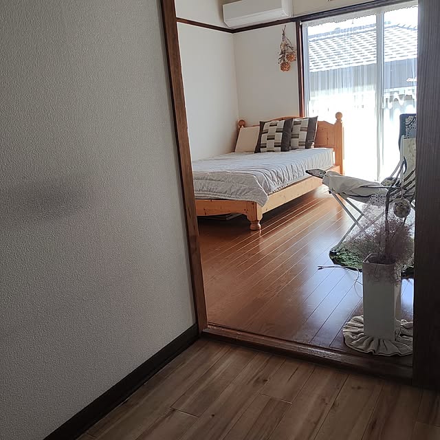 部屋全体/ドライフラワーのある暮らし/団地/一輪挿し/ドライフラワー...などのインテリア実例 - 2023-10-06 14:08:46